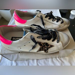 White GOLDEN GOOSE SUPERSTAR SNEAKERS SIZE 7 Worn twice